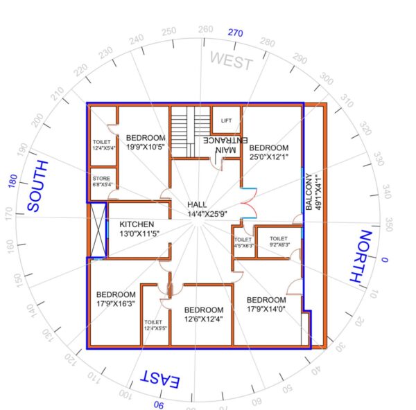 Online floor plan map analysis