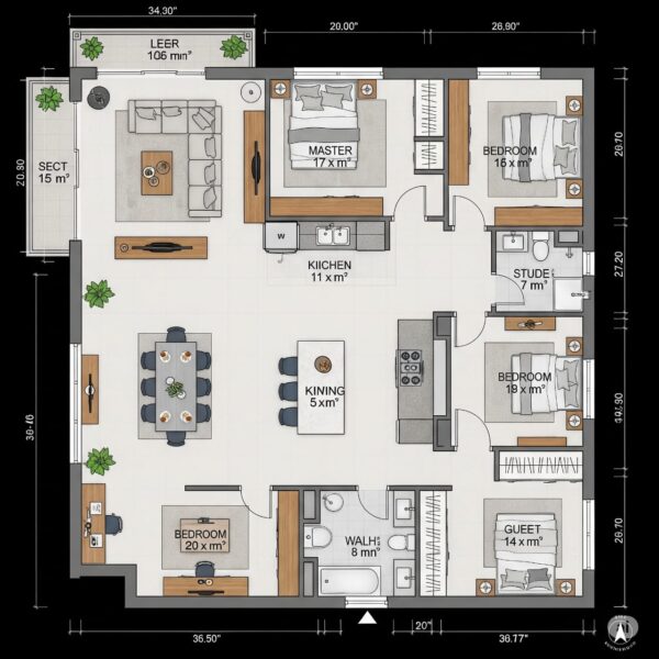 Vastu Consultancy For Design Floor Plan According To Vastu